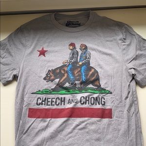 Cheech and Chong gray tee